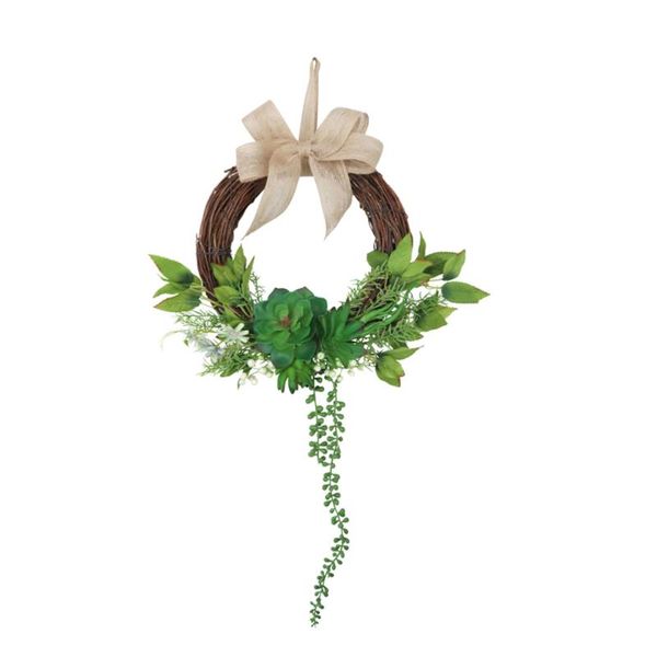 decorative flowers & wreaths 1pc simulated succulent garland spring home wreath wall hanging decor green
decorative flowers & wreaths 1pc simulated succulent garland spring home wreath wall hanging decor green