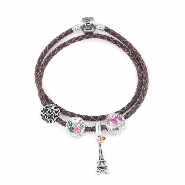 link, chain 2021 european fashion butterfly charm bracelet & bangle fit original bracelets for women diy jewelry valentine's day gift, Black
link, chain 2021 european fashion butterfly charm bracelet & bangle fit original bracelets for women diy jewelry valentine's day gift, Black