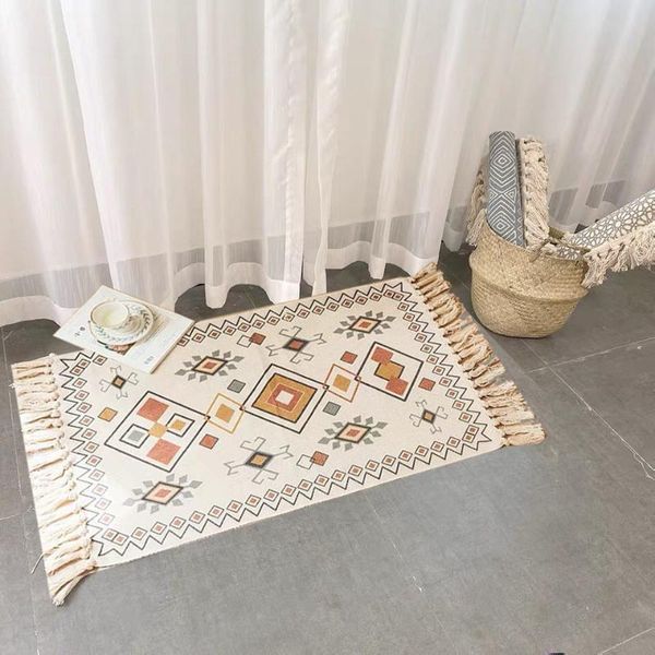 carpets cotton linen carpet rug tassel home weave welcome foot pad bedroom study room floor rugs prayer mattress 60x90cm
carpets cotton linen carpet rug tassel home weave welcome foot pad bedroom study room floor rugs prayer mattress 60x90cm