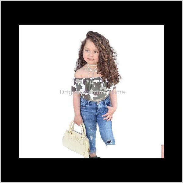 fashion summer childrens set camouflage tshirtjeans 2pcs ants baby girls clothes suit kids costume 0e4pl sets ludqr, White
fashion summer childrens set camouflage tshirtjeans 2pcs ants baby girls clothes suit kids costume 0e4pl sets ludqr, White