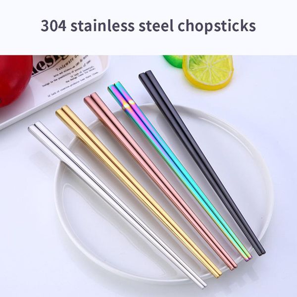 chopsticks 1 pair stainless steel non-slip metal silver multicolor wedding party festival supplies tableware
chopsticks 1 pair stainless steel non-slip metal silver multicolor wedding party festival supplies tableware