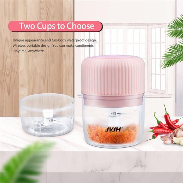 blender multifunctional mini electric garlic grinder 100ml + 250ml two cups rechargeable vegetable fruit meat twist shredder
blender multifunctional mini electric garlic grinder 100ml + 250ml two cups rechargeable vegetable fruit meat twist shredder