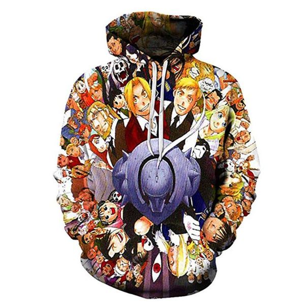 men's hoodies & sweatshirts 3d fullmetal alchemist men women fashion casual cartoon hoodie brand autumn winter cosplay streetwear sweat, Black
men's hoodies & sweatshirts 3d fullmetal alchemist men women fashion casual cartoon hoodie brand autumn winter cosplay streetwear sweat, Black