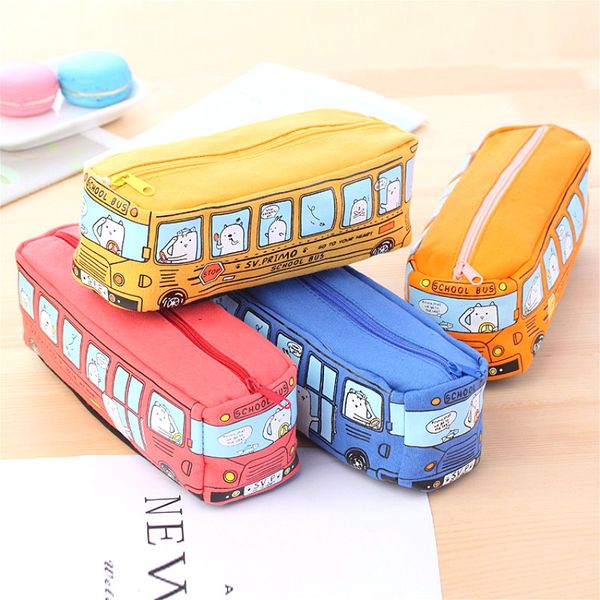 6Pieces/Lot School Bus Pencil Case Large Capacity Pencilcase School Pen Makeup Case Supplies Pencil Bag School Box Pencil Pouch Stationery
6Pieces/Lot School Bus Pencil Case Large Capacity Pencilcase School Pen Makeup Case Supplies Pencil Bag School Box Pencil Pouch Stationery