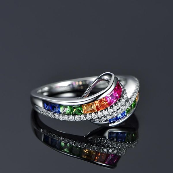 wedding rings multicolor cz white gold color women colorful cubic zirconia crystal engagement party ring, Slivery;golden
wedding rings multicolor cz white gold color women colorful cubic zirconia crystal engagement party ring, Slivery;golden