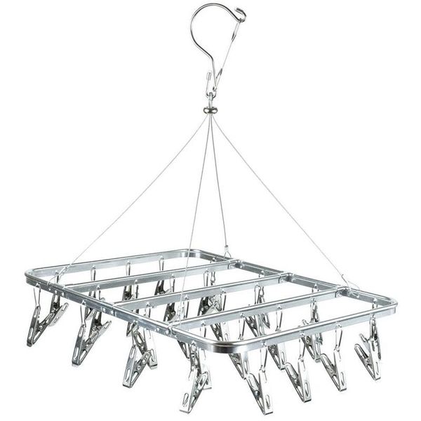 hangers & racks 28 clips aluminum alloy clip and drip hanger, windproof underwear sock hangers, laundry drying rack
hangers & racks 28 clips aluminum alloy clip and drip hanger, windproof underwear sock hangers, laundry drying rack