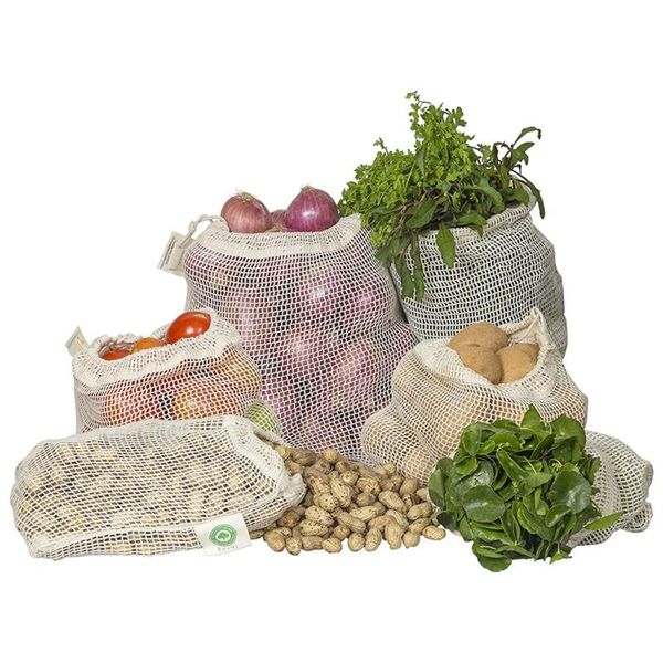 storage bags 1pcs reusable cotton mesh vegetable produce waste grocery bag kitchen fruit with drawstring
storage bags 1pcs reusable cotton mesh vegetable produce waste grocery bag kitchen fruit with drawstring