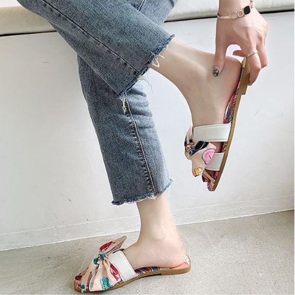 slippers summer color ribbon bow flat heel women style all-match floral flip-flop women's shoes, Black
slippers summer color ribbon bow flat heel women style all-match floral flip-flop women's shoes, Black