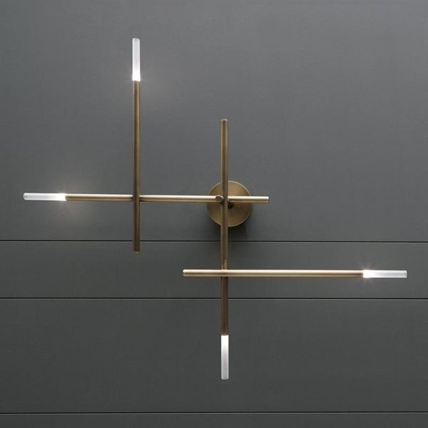 wall lamp all copper minimalist postmodern light luxury cross line villa living room bedroom study hall aisle designer
wall lamp all copper minimalist postmodern light luxury cross line villa living room bedroom study hall aisle designer