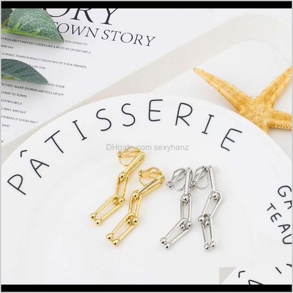 dangle & chandelier jewelry drop delivery 2021 s925 sier needle female personality temperament no ear hole u-shaped chain earrings 4inpj, Silver
dangle & chandelier jewelry drop delivery 2021 s925 sier needle female personality temperament no ear hole u-shaped chain earrings 4inpj, Silver