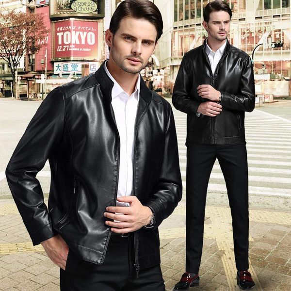 men's fur & faux m-3xl 2021 the large-size leather jacket, and for motorcycle casual han version of lea, Black
men's fur & faux m-3xl 2021 the large-size leather jacket, and for motorcycle casual han version of lea, Black