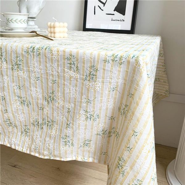 table cloth light yellow fresh stripes flowers pastoral picnic mat home living room napkin cover shooting background
table cloth light yellow fresh stripes flowers pastoral picnic mat home living room napkin cover shooting background