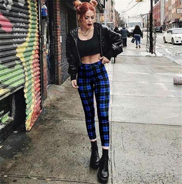 women's pants & capris explosive plaid high waist leggings casual push-ups stretch pencil, Black;white
women's pants & capris explosive plaid high waist leggings casual push-ups stretch pencil, Black;white
