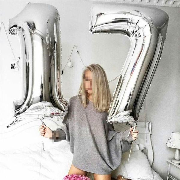 party decoration 32 inch big number balloons baby shower helium foil ballon gold silver pink red blue digit globos birthday wedding balloon
party decoration 32 inch big number balloons baby shower helium foil ballon gold silver pink red blue digit globos birthday wedding balloon