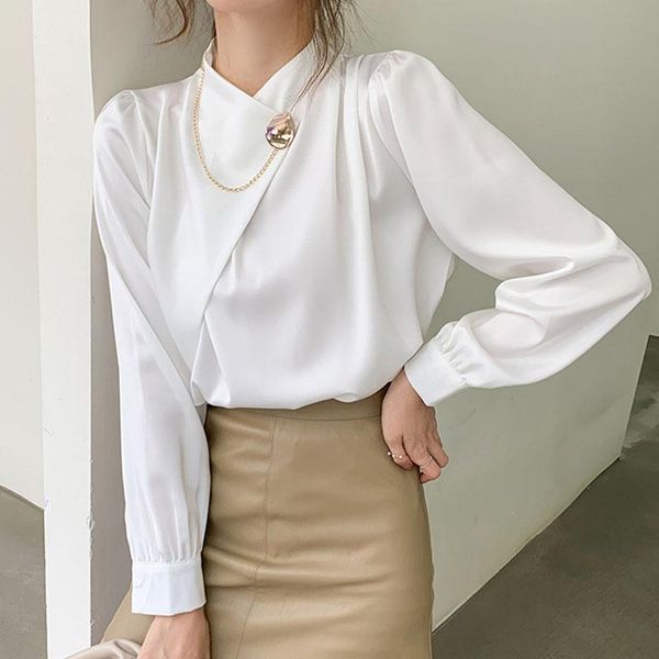 women's blouses & shirts female button chiffon long sleeve shirt 2021 autumn blouse satin woman royal blue yellow and white solid elega
women's blouses & shirts female button chiffon long sleeve shirt 2021 autumn blouse satin woman royal blue yellow and white solid elega