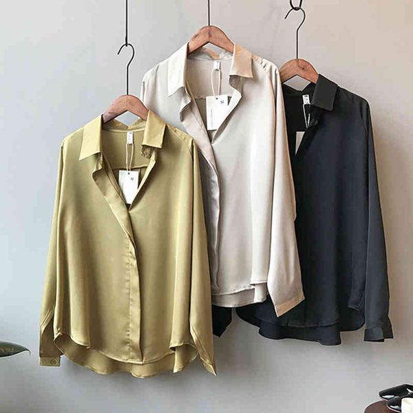 spring fashion female sleeves vintage satin femme neck elegant street shirts imitation silk blouse plus size d563, White
spring fashion female sleeves vintage satin femme neck elegant street shirts imitation silk blouse plus size d563, White