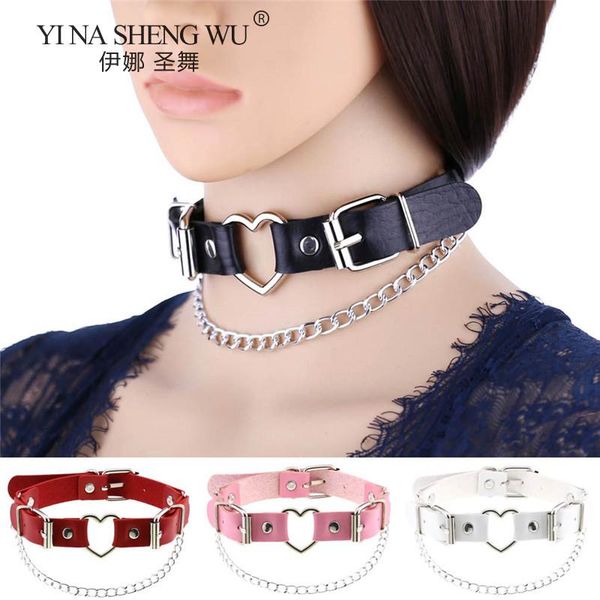 chokers fashion pu leather heart choker necklace women chocker necklaces punk statement jewelry collier wedding bride gift, Golden;silver
chokers fashion pu leather heart choker necklace women chocker necklaces punk statement jewelry collier wedding bride gift, Golden;silver