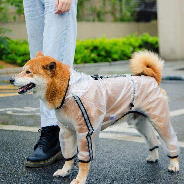 water clothes four feet hoody waterproof coat pet transparent resistant raincoat for dogs patterns cat costumes
water clothes four feet hoody waterproof coat pet transparent resistant raincoat for dogs patterns cat costumes