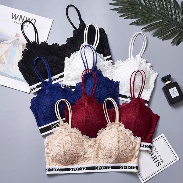 bras 2021 arrival women wire bra lace tube bralette innovation for seamless sport lingerie, Red;black
bras 2021 arrival women wire bra lace tube bralette innovation for seamless sport lingerie, Red;black