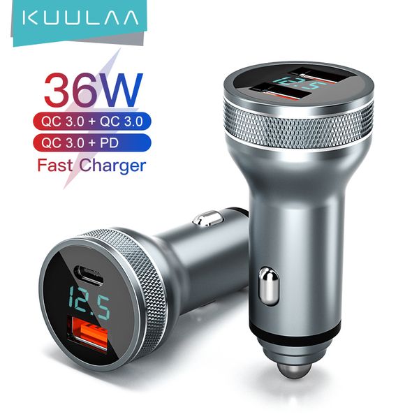 kuulaa 36w usb xiaomi samsung s10 qc4.0 qc3.0 type c car charging for iphone 11 x xs 8 pd charger
kuulaa 36w usb xiaomi samsung s10 qc4.0 qc3.0 type c car charging for iphone 11 x xs 8 pd charger