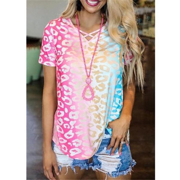 women's t-shirt women clothes 2021 summer hollow out tee rainbow gradient t shirt short sleeve casual v-neck loose xxl, White
women's t-shirt women clothes 2021 summer hollow out tee rainbow gradient t shirt short sleeve casual v-neck loose xxl, White
