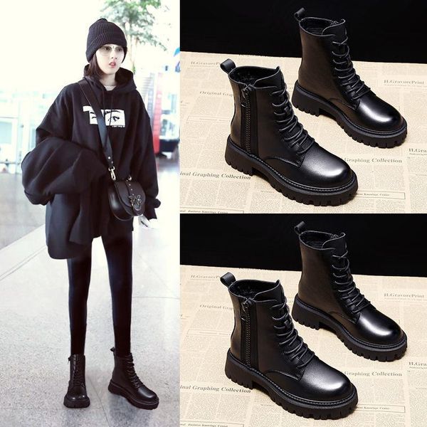 boots blwbyl black platform women winter leather lace up ankle motorcycle thick heel high heels
boots blwbyl black platform women winter leather lace up ankle motorcycle thick heel high heels