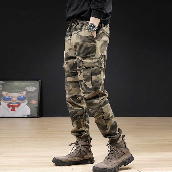 men's jeans fashion streetwear camouflage military casual cargo pants for big pocket elastic waist hip hop joggers trousers mw15, Blue
men's jeans fashion streetwear camouflage military casual cargo pants for big pocket elastic waist hip hop joggers trousers mw15, Blue