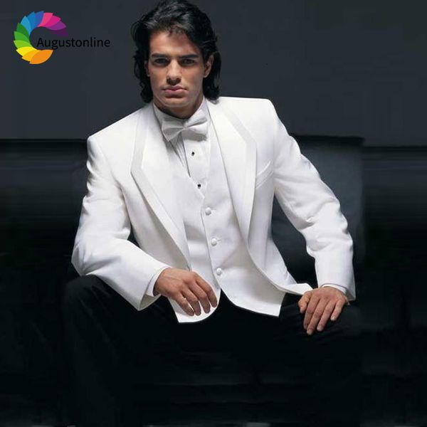 men's suits & blazers white shawl lapel slim fit men for wedding groom costume evening party prom formal tuxedo man blazer tr, White;black
men's suits & blazers white shawl lapel slim fit men for wedding groom costume evening party prom formal tuxedo man blazer tr, White;black