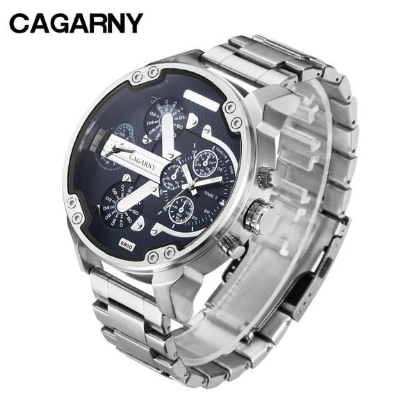 wristwatches reloj hombre militar mens quartz watches silver stainless steel business watch for men dual display male clock drop, Slivery;brown
wristwatches reloj hombre militar mens quartz watches silver stainless steel business watch for men dual display male clock drop, Slivery;brown