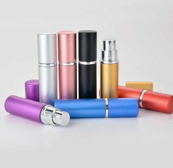 2022 5ml portable mini aluminum refillable perfume bottle with spray empty makeup containers with atomizer for traveler
2022 5ml portable mini aluminum refillable perfume bottle with spray empty makeup containers with atomizer for traveler