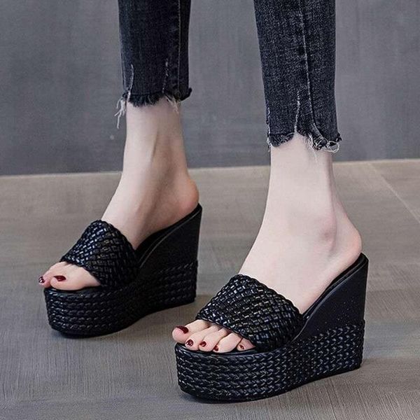slippers brand women casual ladies high heels summer platform woman peep toe wedges fashion female beach shoes zapatos de mujer, Black
slippers brand women casual ladies high heels summer platform woman peep toe wedges fashion female beach shoes zapatos de mujer, Black