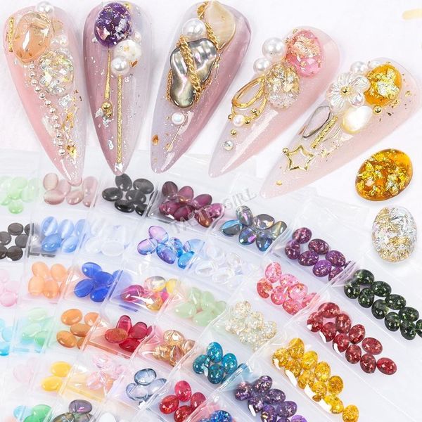 60pcs/pack 3d oval round cat's eye cymophane clear foil amber jewel arylic nail art rhinestone gems decoration manicure diy tips1, Silver;gold
60pcs/pack 3d oval round cat's eye cymophane clear foil amber jewel arylic nail art rhinestone gems decoration manicure diy tips1, Silver;gold