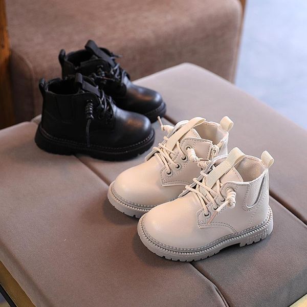 boots autumn and winter single girls snow children leather british fashion boys short, Black;grey
boots autumn and winter single girls snow children leather british fashion boys short, Black;grey