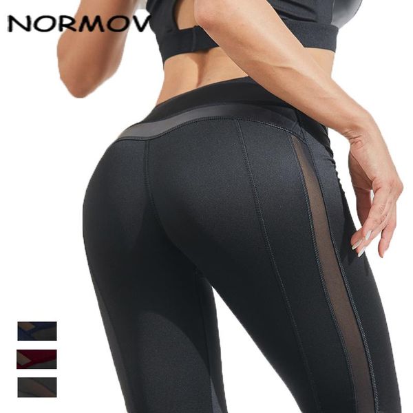 women's leggings normov casual women fitness high waist push up ankle length jeggings workout mesh patchwork skinny female, Black
women's leggings normov casual women fitness high waist push up ankle length jeggings workout mesh patchwork skinny female, Black