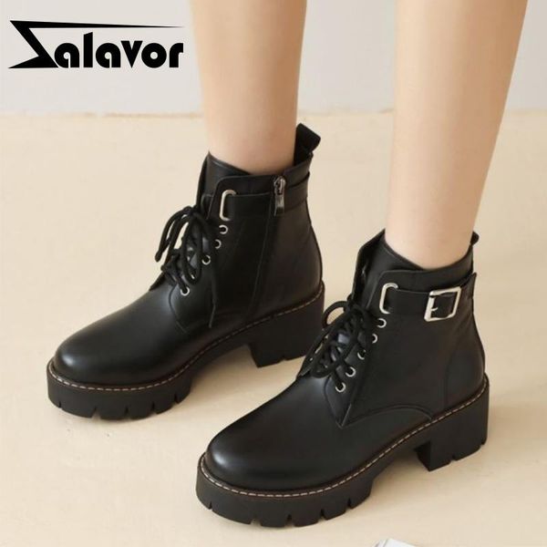 boots zalavor size 34-43 women ankle platform thick heel round toe metal buckle shoes winter warm office footwear, Black
boots zalavor size 34-43 women ankle platform thick heel round toe metal buckle shoes winter warm office footwear, Black