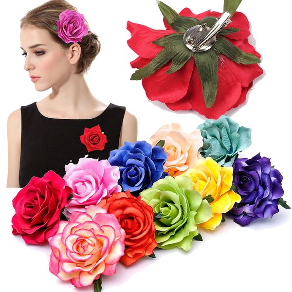 rose artificial flower brooch bridal wedding party hairpin women hair clips headwear party girls festival hair accessories, Slivery;white
rose artificial flower brooch bridal wedding party hairpin women hair clips headwear party girls festival hair accessories, Slivery;white