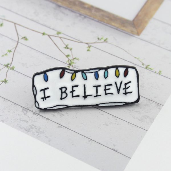 creative text i believe colorful water droplets pins metal for backpack brooches for women's clothing hat badge, Blue
creative text i believe colorful water droplets pins metal for backpack brooches for women's clothing hat badge, Blue