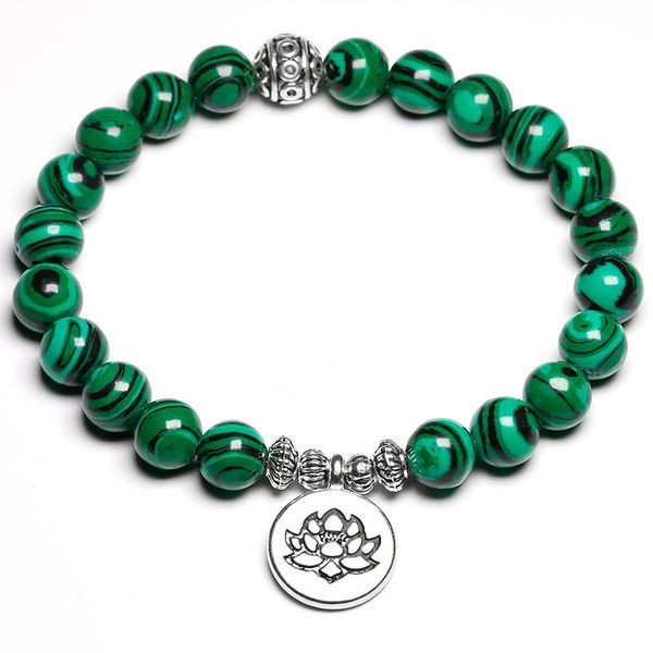 beaded, strands handmade bracelet malachite bracelets women men antique silver om buddhist lotus charm lucky meditation yoga jewelry, Black
beaded, strands handmade bracelet malachite bracelets women men antique silver om buddhist lotus charm lucky meditation yoga jewelry, Black