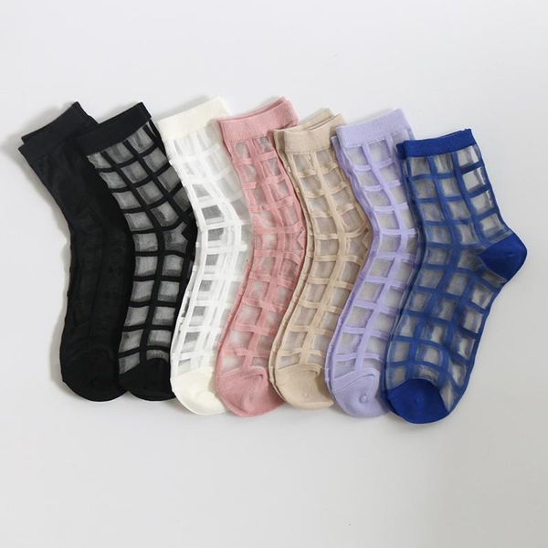 socks & hosiery clearance sale glass silk transparent woman summer ultra-thin breathable long casual plaid harajuku streetwear, Black;white
socks & hosiery clearance sale glass silk transparent woman summer ultra-thin breathable long casual plaid harajuku streetwear, Black;white
