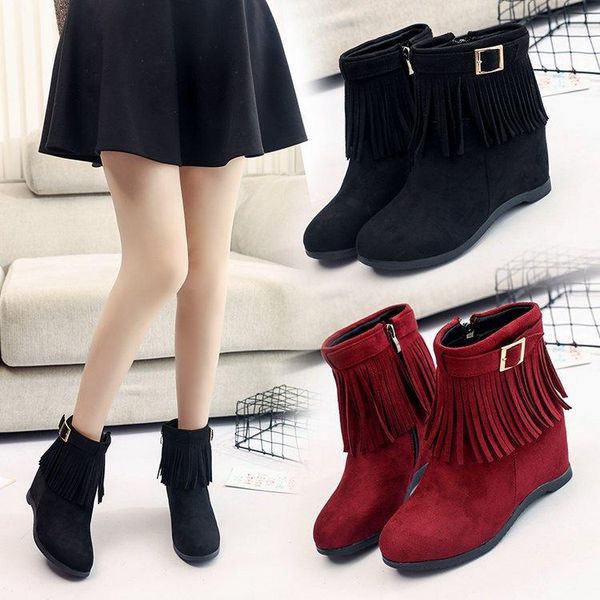 boots women bohemian autumn ankle shoes 2021 tassel boot height increasapato feminino increasing footwear 988, Black
boots women bohemian autumn ankle shoes 2021 tassel boot height increasapato feminino increasing footwear 988, Black