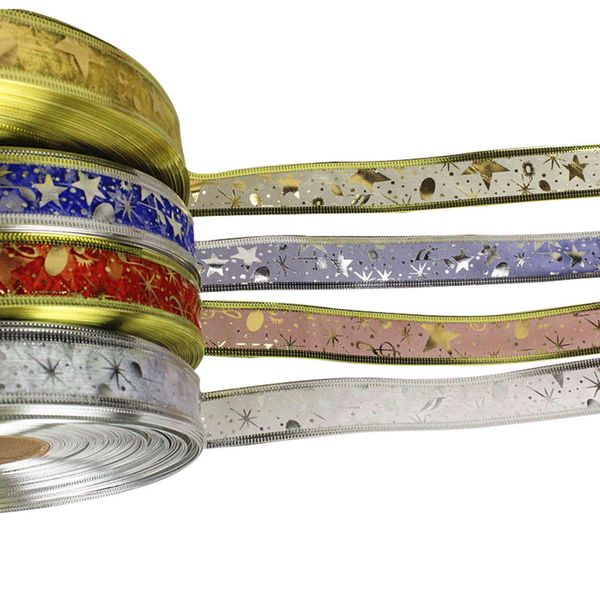 supplies 2.5cm wide christmas ribbon bronzing crimping ribbon scene layout props and decorations
supplies 2.5cm wide christmas ribbon bronzing crimping ribbon scene layout props and decorations