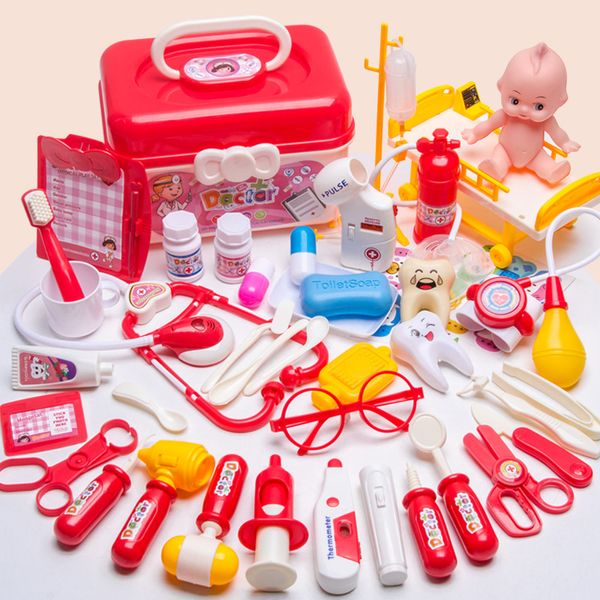 

kids pretend play doctor set girls role-playing games hospital accessorie medical kit nurse bag toys children christmas gifts
