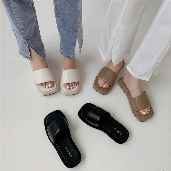 slippers dxfan mixed colors chunky heel platform sandals women 2021 patchwork brand design summer beach slides shoes, Black
slippers dxfan mixed colors chunky heel platform sandals women 2021 patchwork brand design summer beach slides shoes, Black