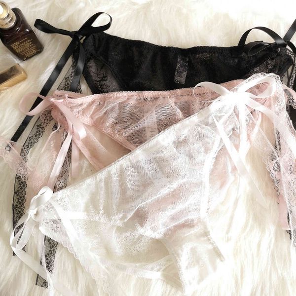 briefs&panties lolita underpants woman net yarn bandage panties low waist underwear l7v5, Black;white
briefs&panties lolita underpants woman net yarn bandage panties low waist underwear l7v5, Black;white