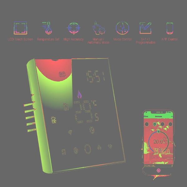 smart home control 95-240v programmable thermostat 5+1+1 six periods digital water heating thermoregulator temperature controller touch scre
smart home control 95-240v programmable thermostat 5+1+1 six periods digital water heating thermoregulator temperature controller touch scre