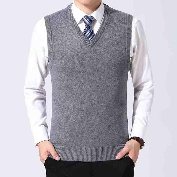 men's vests 2021 autum winter fashion brand knit sleeveless vest pullover mens casual sweaters designer woolen mans clothes, Black;white
men's vests 2021 autum winter fashion brand knit sleeveless vest pullover mens casual sweaters designer woolen mans clothes, Black;white