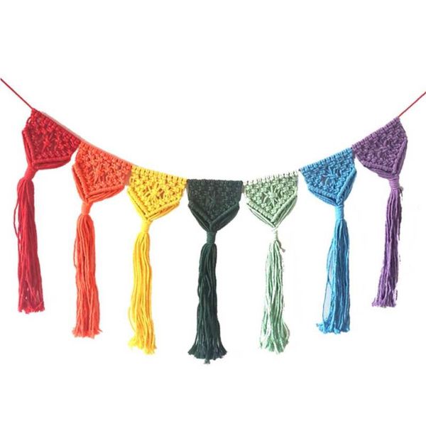 tapestries macrame woven wall hanging boho chic bohemian handwoven rainbow lace art tapestry apartment dormitory room home decoration
tapestries macrame woven wall hanging boho chic bohemian handwoven rainbow lace art tapestry apartment dormitory room home decoration