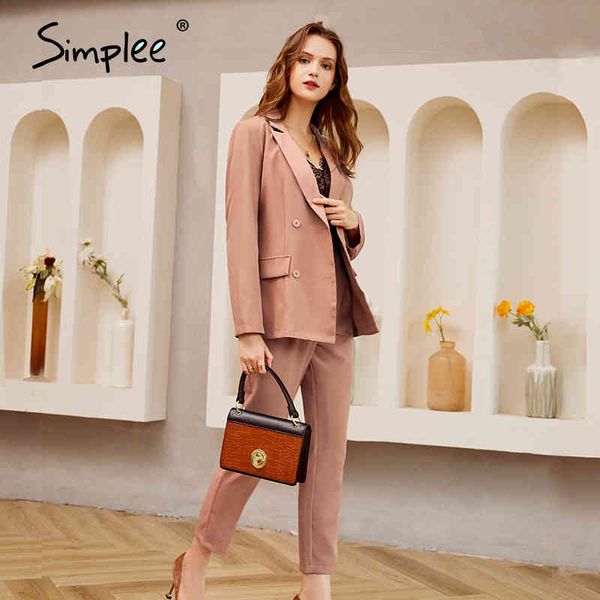 two-piece women long sleeve double breasted casual blazer pants set office ladies elegant pant suits 210414, White
two-piece women long sleeve double breasted casual blazer pants set office ladies elegant pant suits 210414, White