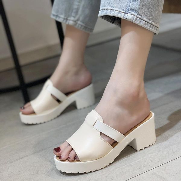 slippers 2021 summer women's fashion casual women thick shoes high heels ladies slides rome beach sandals, Black
slippers 2021 summer women's fashion casual women thick shoes high heels ladies slides rome beach sandals, Black