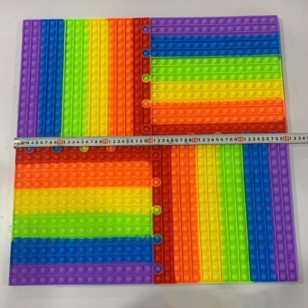 30*30cm super size push bubble puzzel fidget toys deskfunny bubbles sensory squishy stress reliever autism needs anti-stress rainbow toy
30*30cm super size push bubble puzzel fidget toys deskfunny bubbles sensory squishy stress reliever autism needs anti-stress rainbow toy